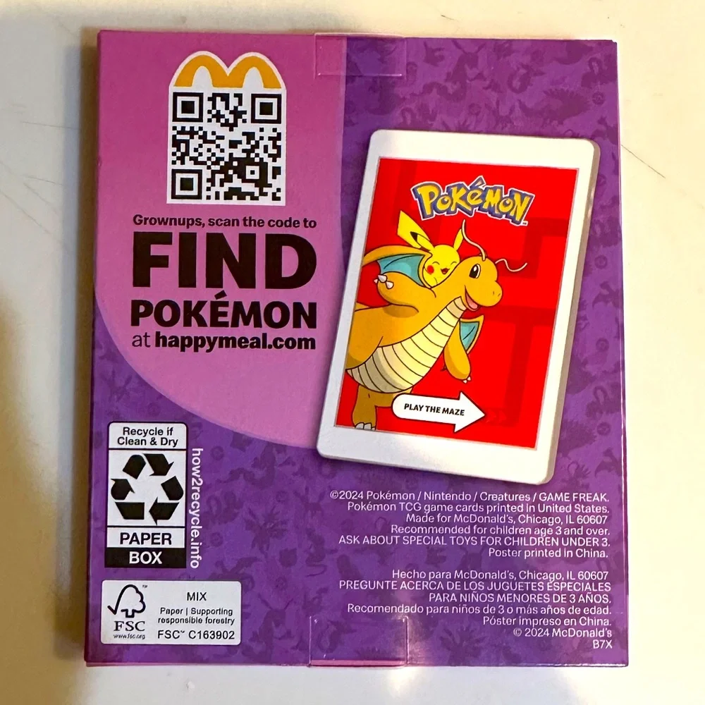 POKÉMON KORAIDON 2025 MCDONALDS #3 COLLECTIBLE w/ CARDS SEALED STICKER ACTIVITY